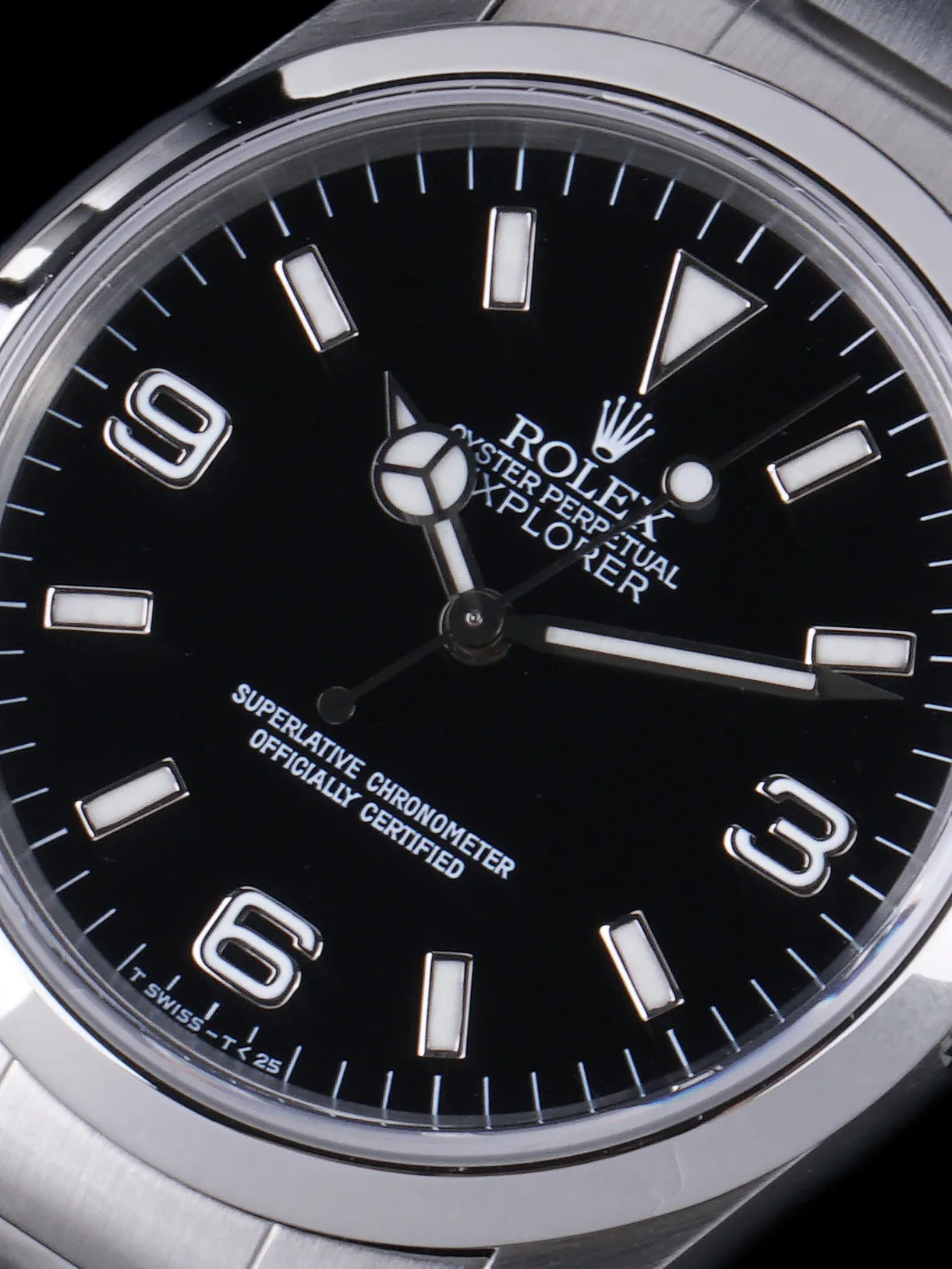 1998 Rolex Explorer I (Ref. 14270) "Tritinova" Dial