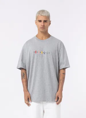 90s Homie Tee Grey Melange