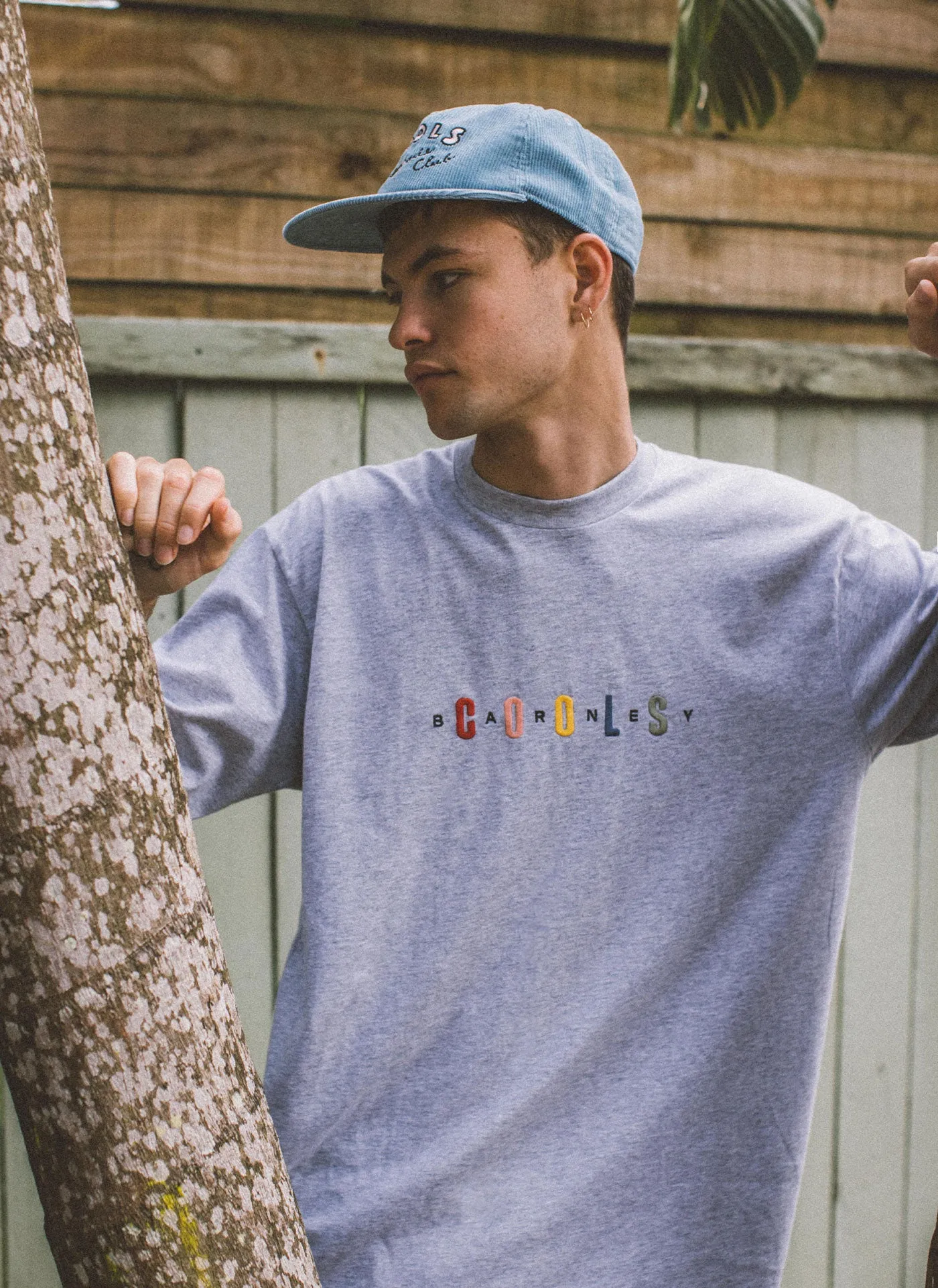 90s Homie Tee Grey Melange