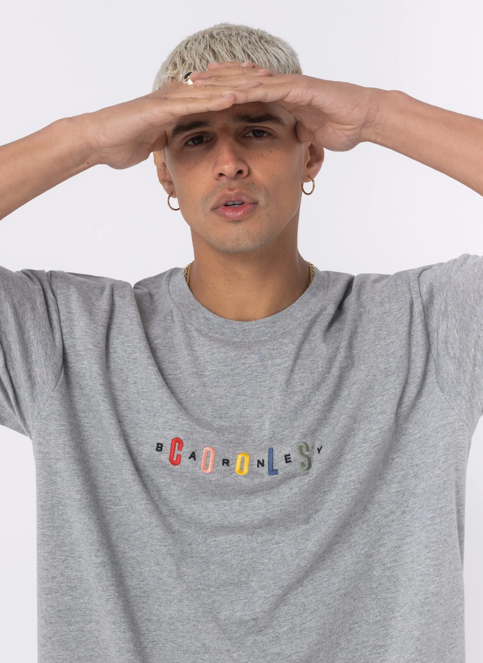 90s Homie Tee Grey Melange