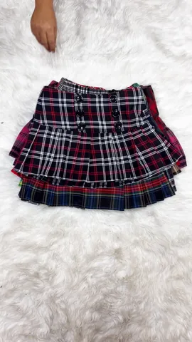 90s Tartan Twirl Mini Skirts - 13 Pieces ( BC-10-53 )