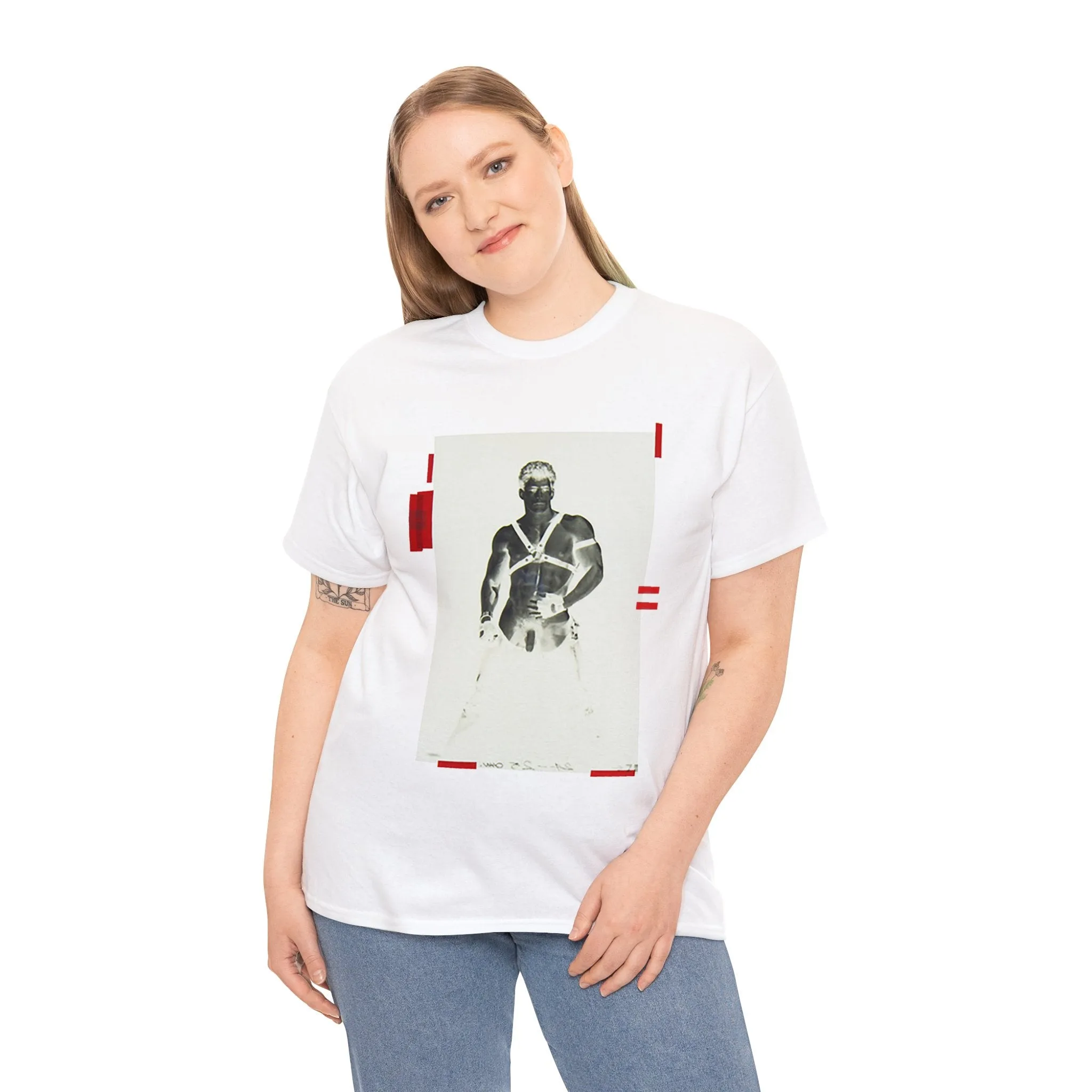 90S VINTAGE GAY PORN TRANSPARENCY Unisex Heavy Cotton Tee #10