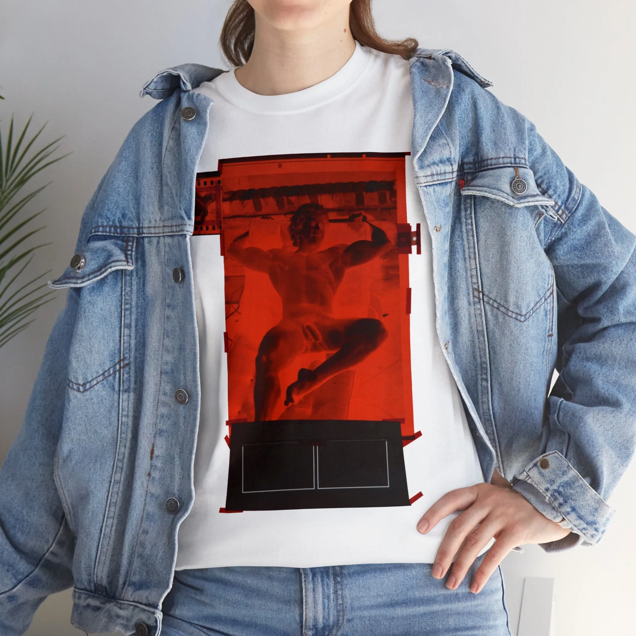 90S VINTAGE GAY PORN TRANSPARENCY Unisex Heavy Cotton Tee