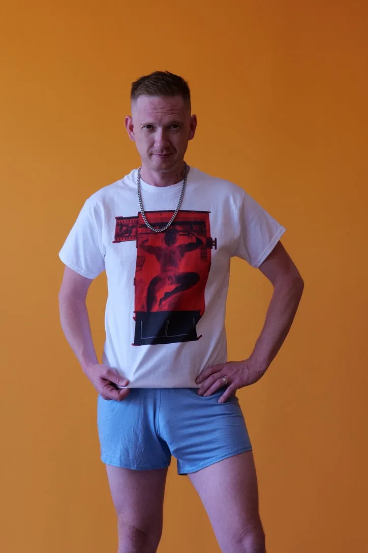 90S VINTAGE GAY PORN TRANSPARENCY Unisex Heavy Cotton Tee