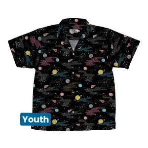 A Starry Galaxy Outer Space Youth Hawaiian Shirt