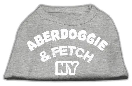 Aberdoggie NY Screenprint Shirts Grey XS (8)