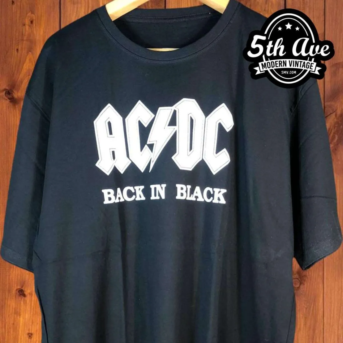 AC/DC Classic Back In Black t shirt