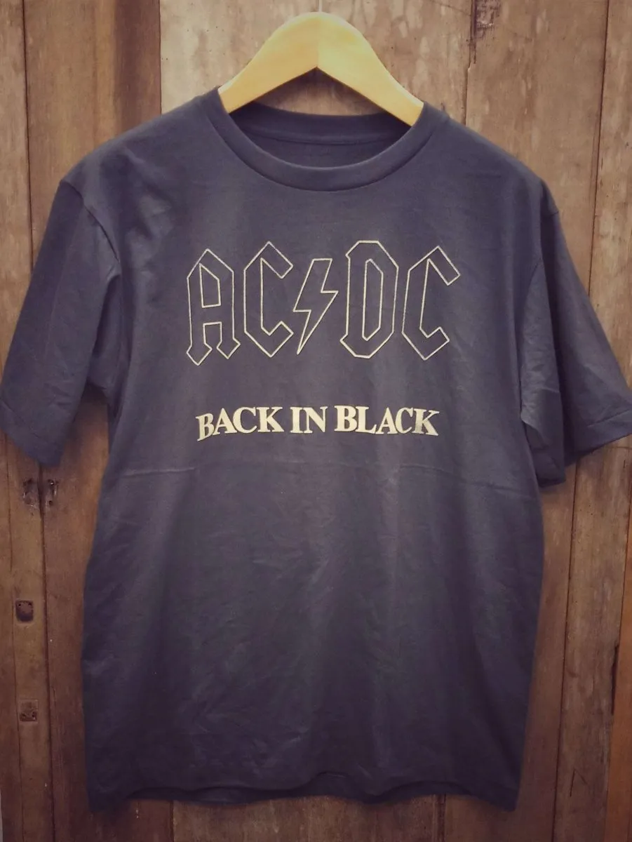 AC/DC Vintage Back in Black t shirt