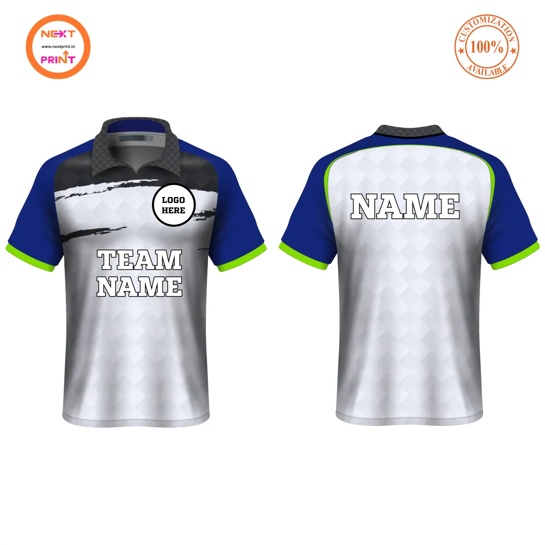 All Over Printed Customized Sublimation T-Shirt Unisex Sports Jersey Player Name & Number, Team Name And Logo. 1083243266