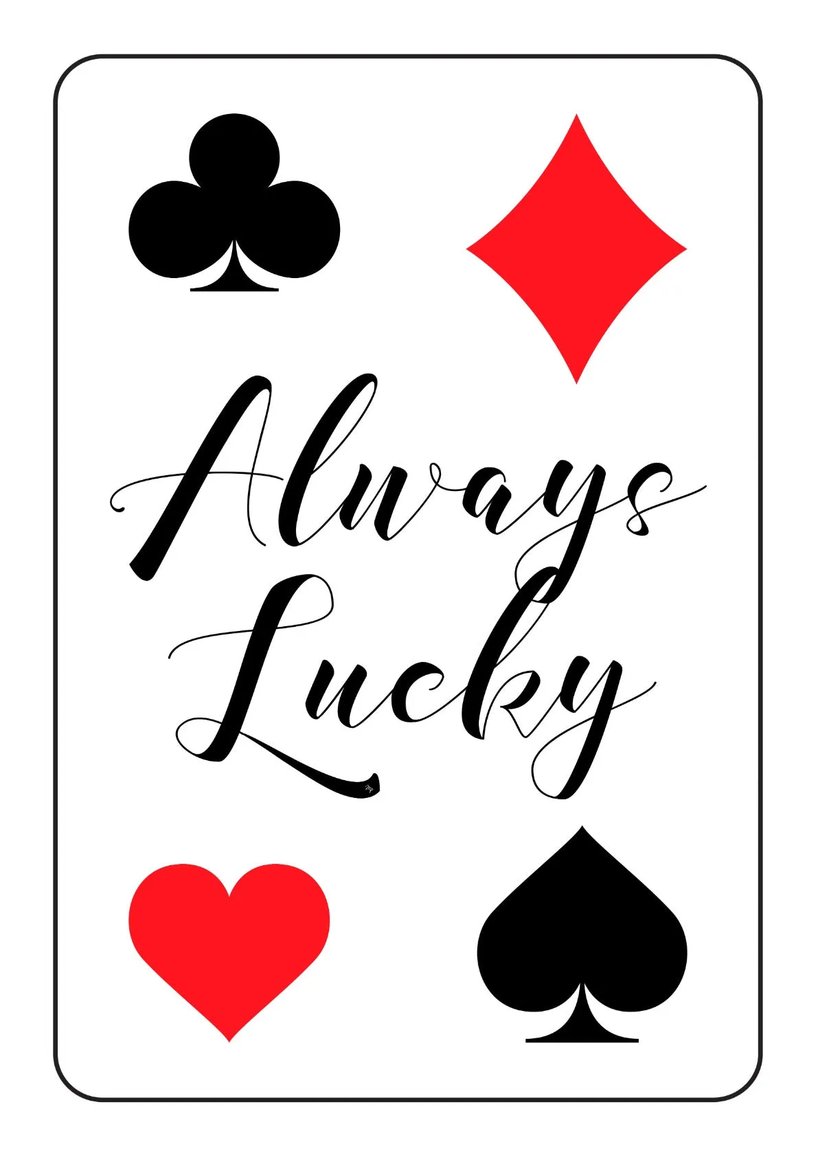 Always Lucky Card