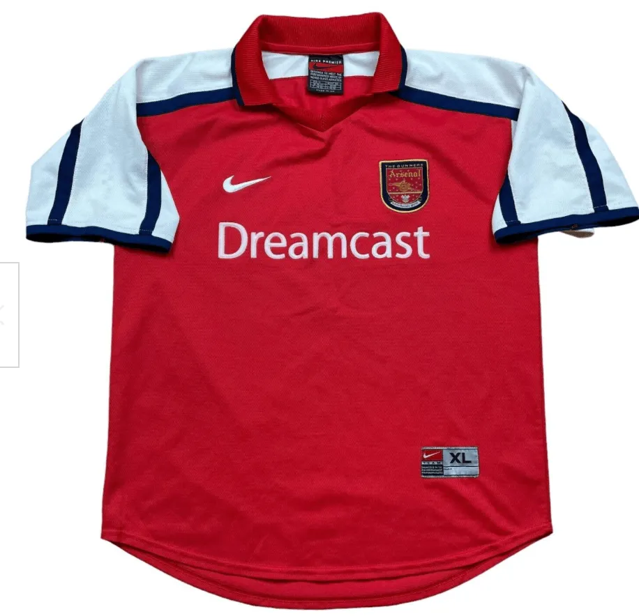 Arsenal 1999 Retro Home Shirt - Sega Dreamcast Edition