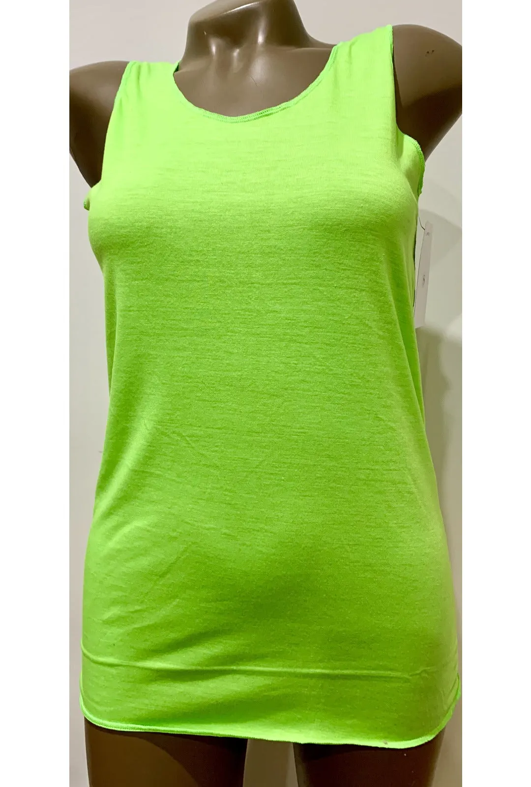 Bright Neon Green Singlet