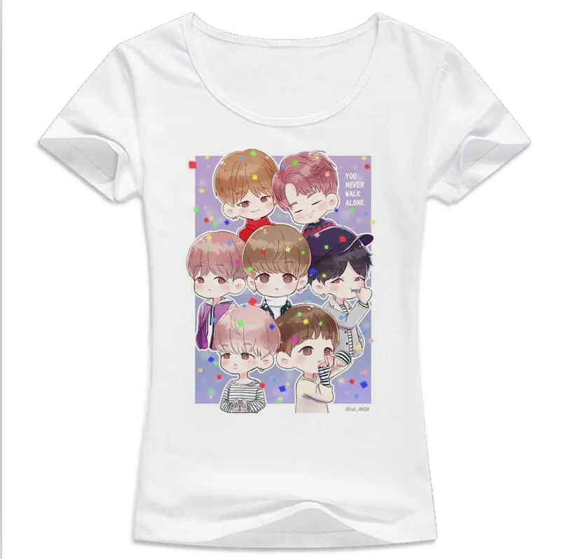 BTS Bangtan Boys Printed Tees