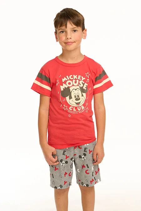 CHA Red Mickey Mouse Club Tee