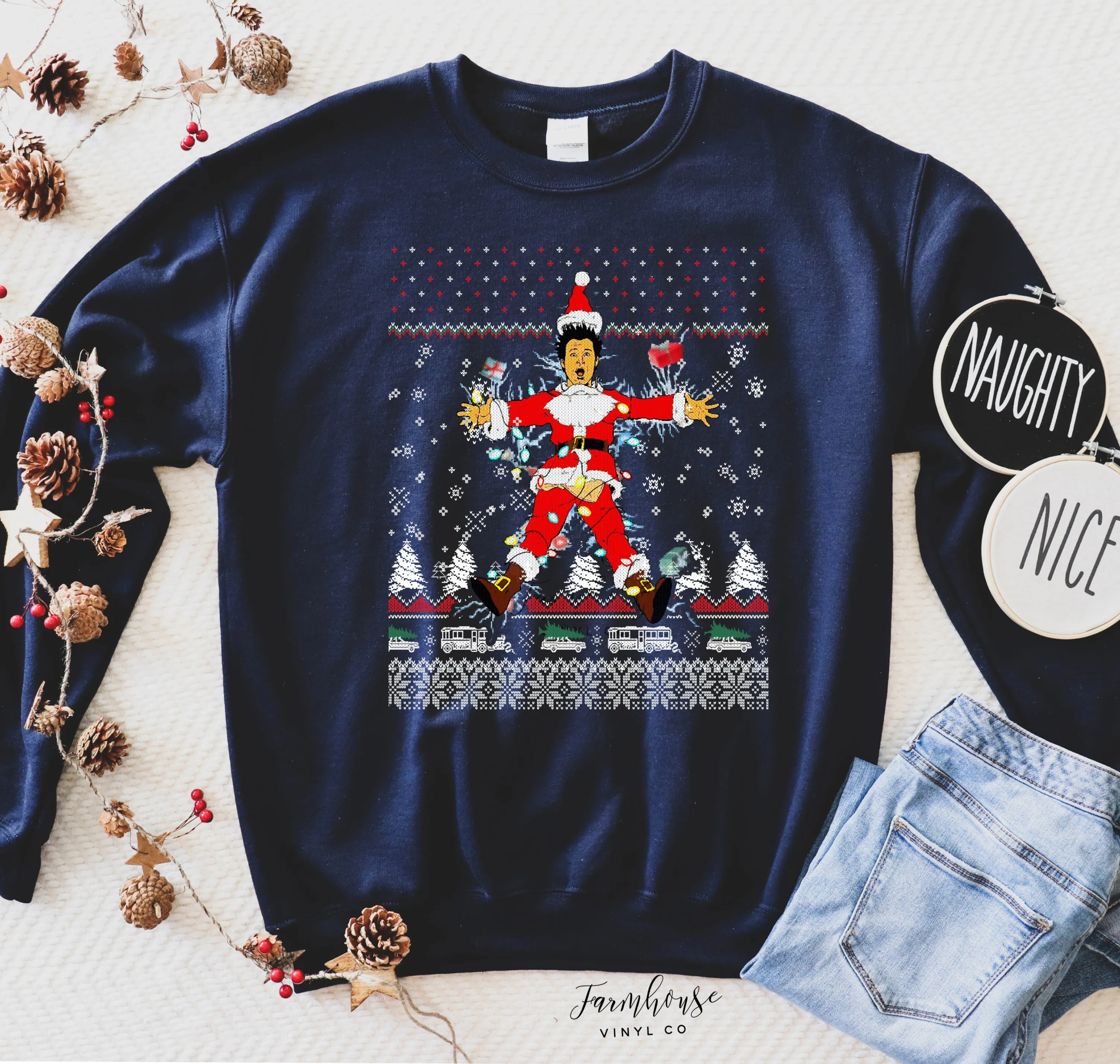 Christmas Vacation Clark Griswold Sweatshirt Collection