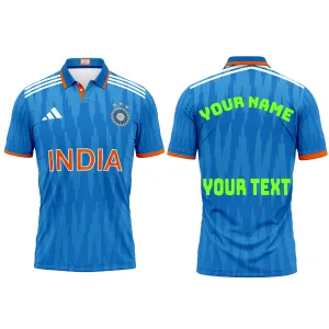 Customised India Cricket ODI Jersey.