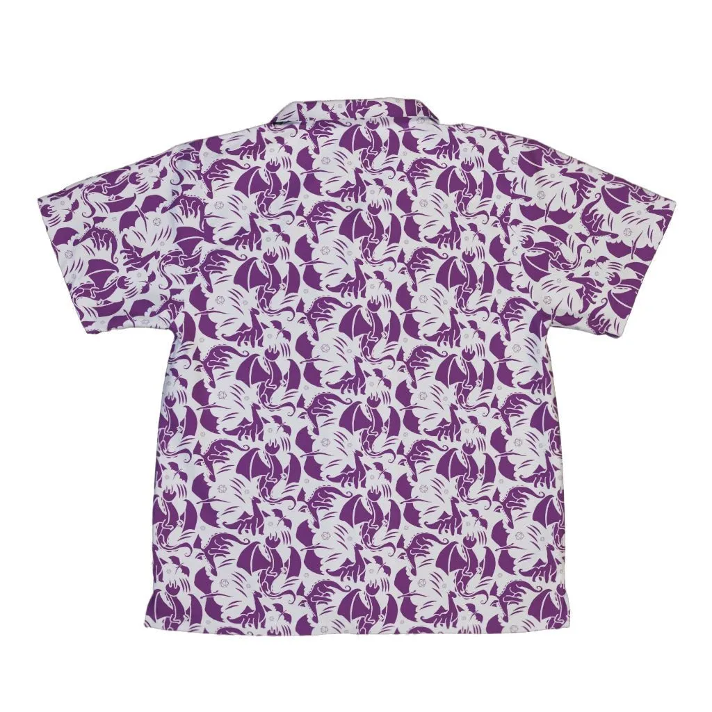 Dnd Purple Dragons Youth Hawaiian Shirt