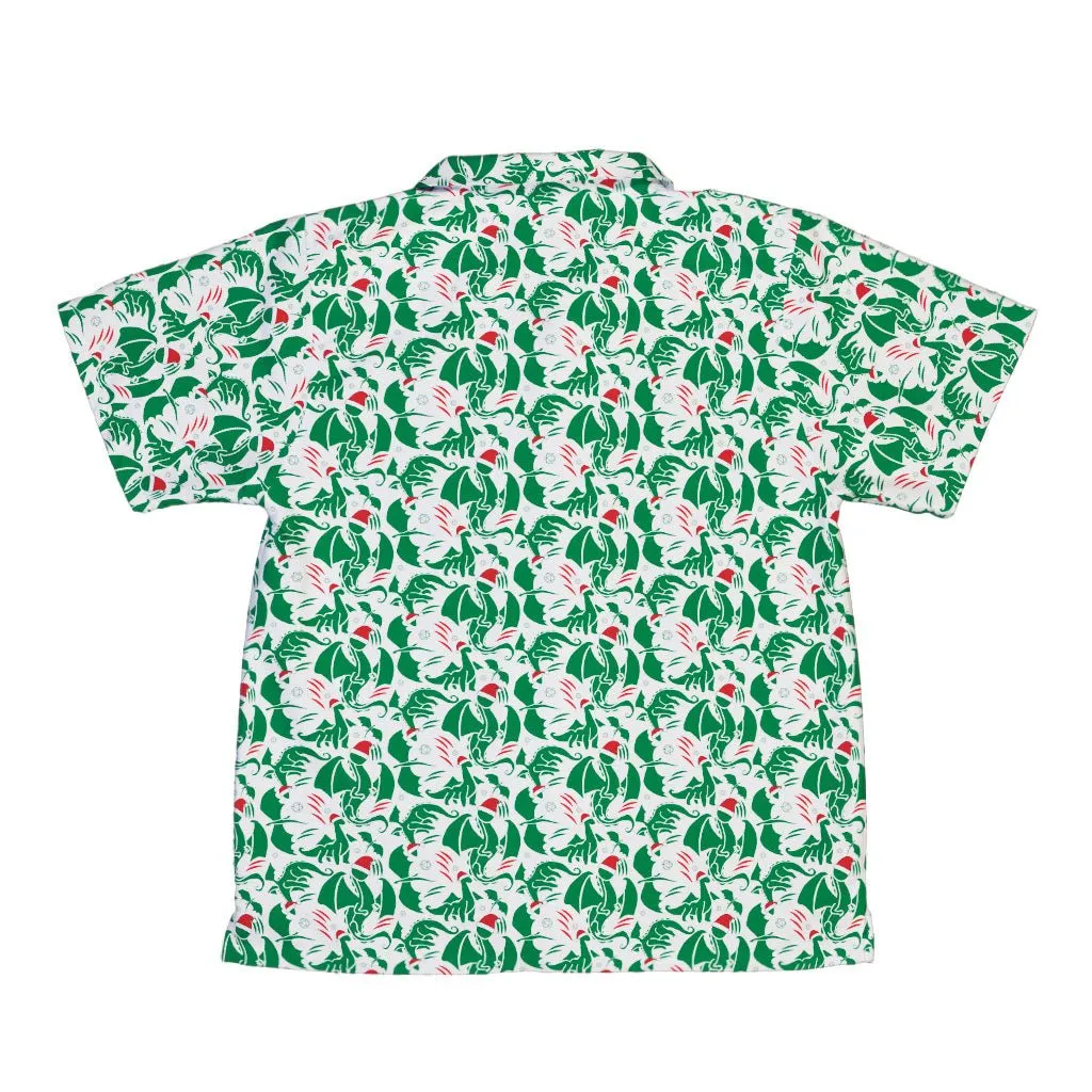 DND Santa Hat Dragons Youth Hawaiian Shirt