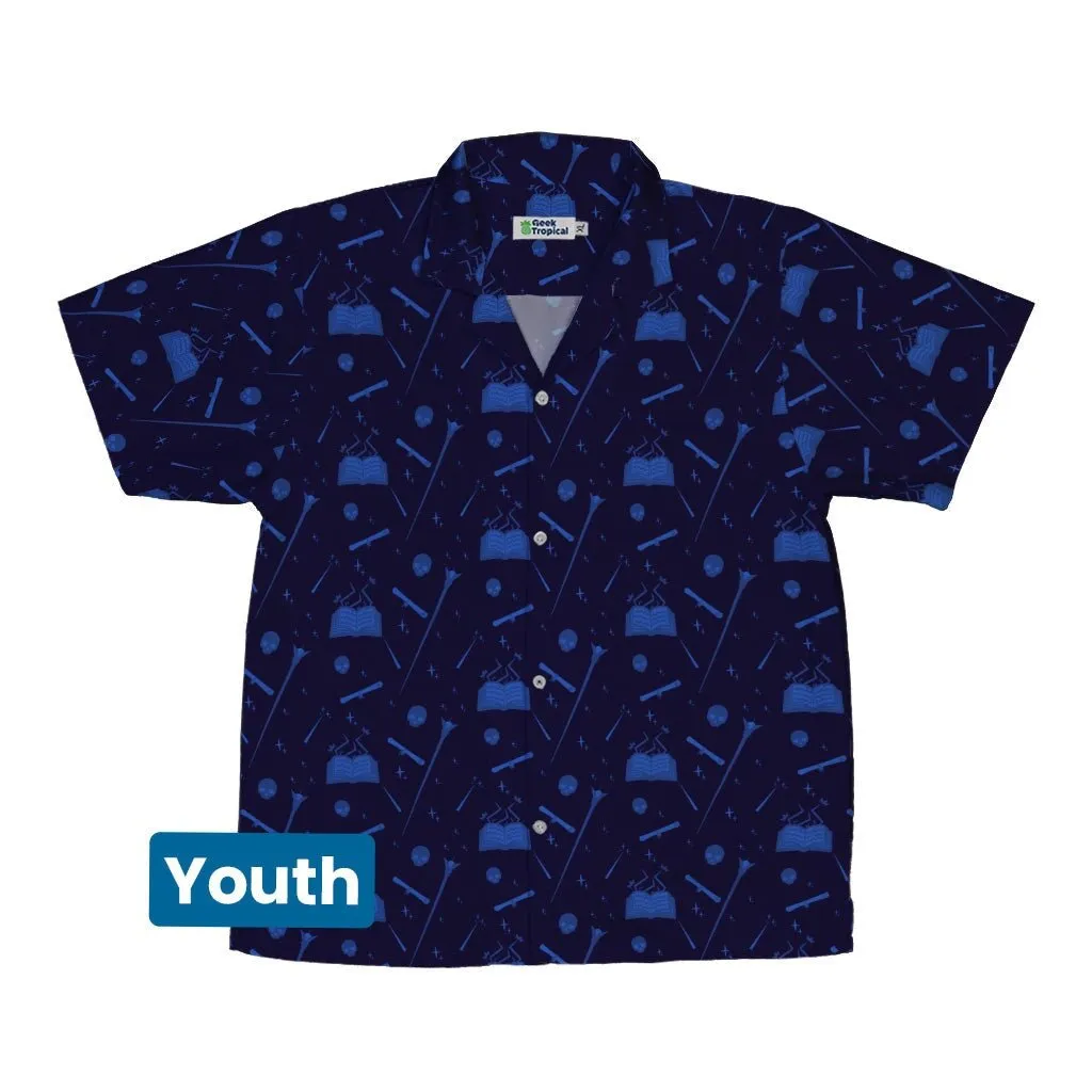 Dnd Wizard Class Youth Hawaiian Shirt