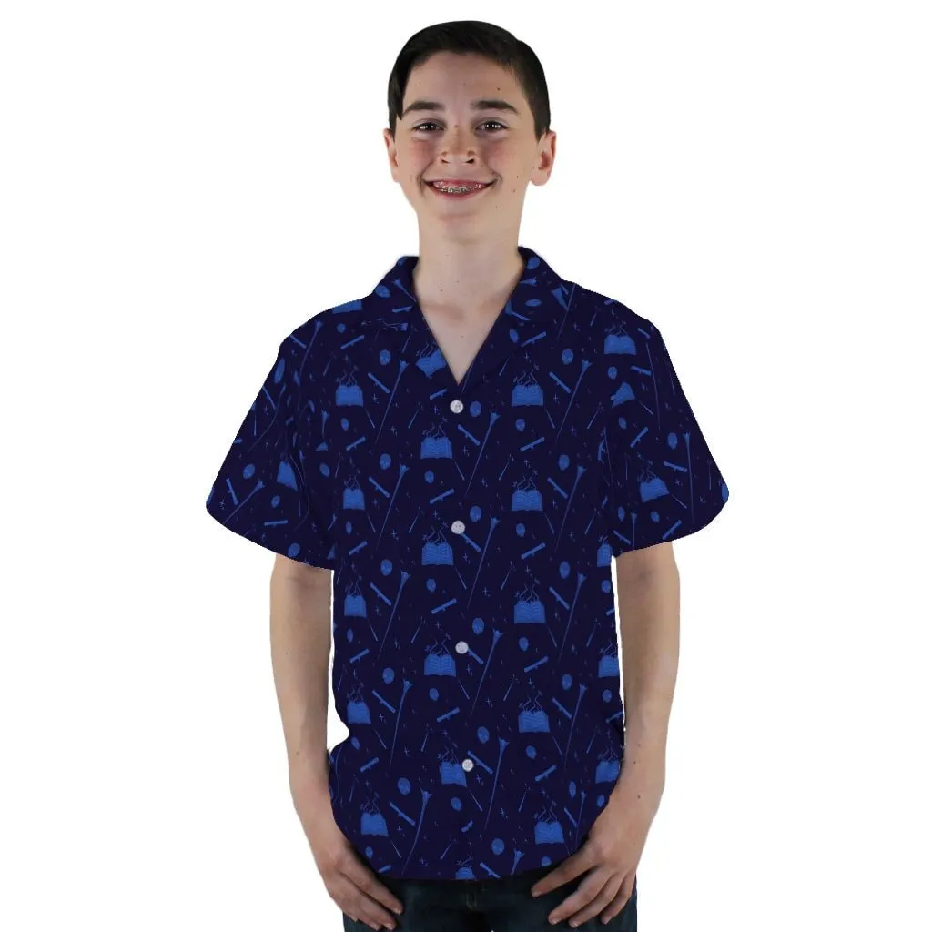 Dnd Wizard Class Youth Hawaiian Shirt