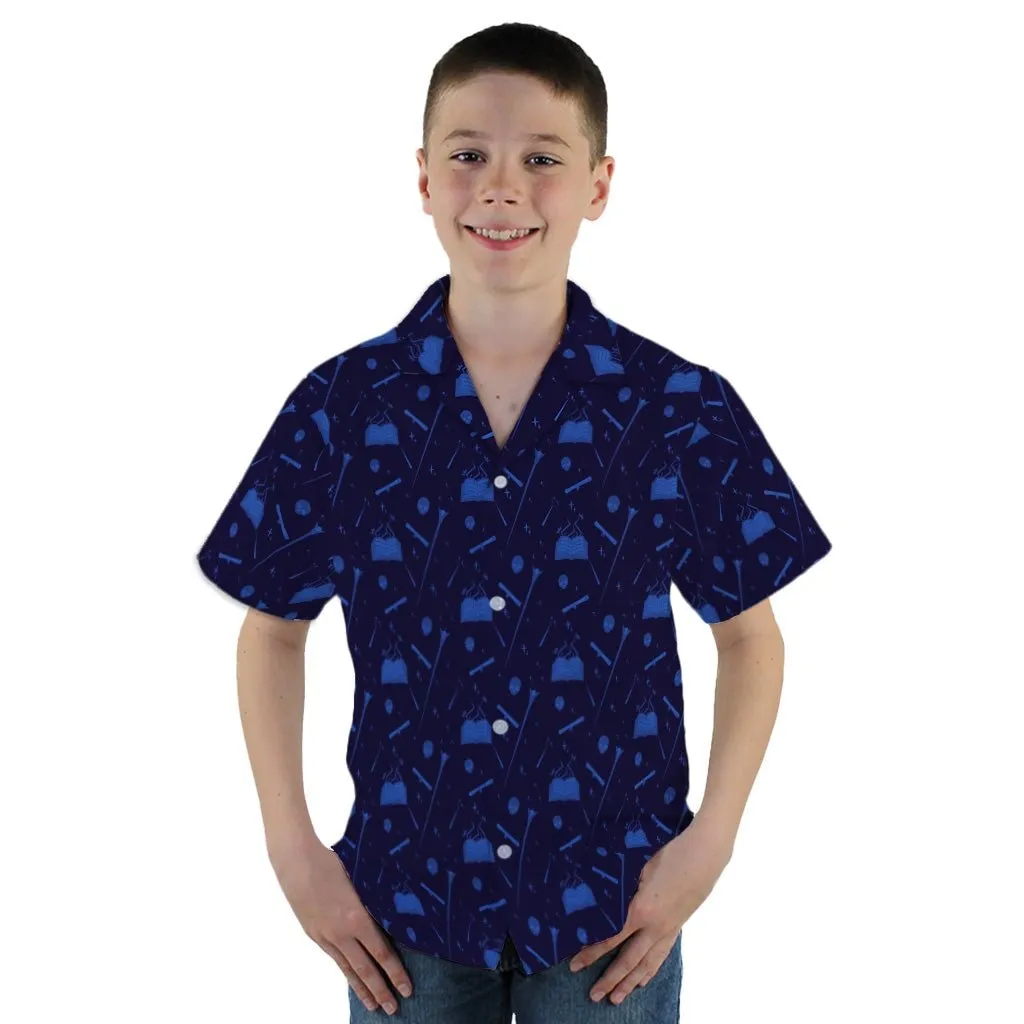 Dnd Wizard Class Youth Hawaiian Shirt