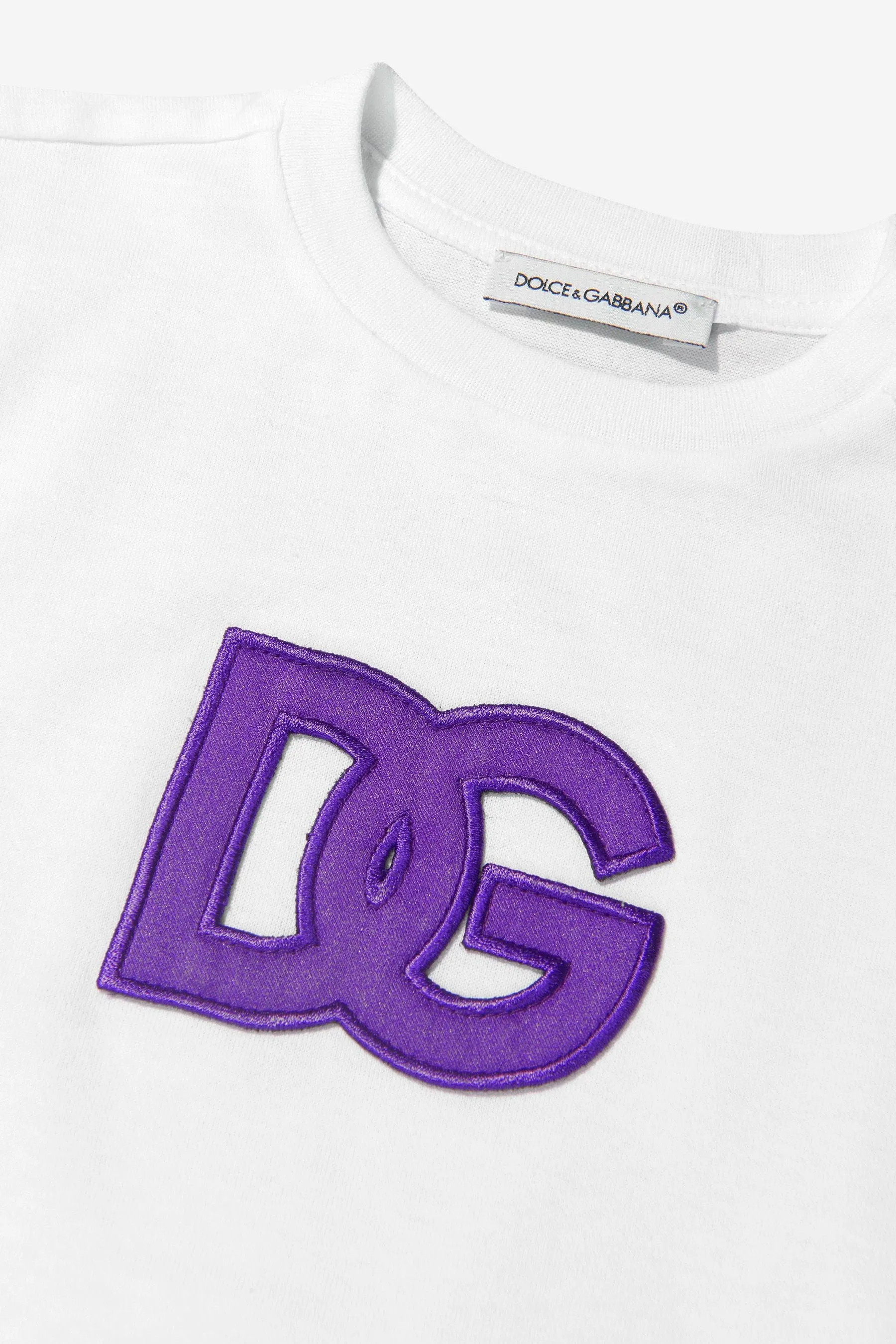 Dolce & Gabbana Baby Girls Cotton Jersey Logo T-Shirt