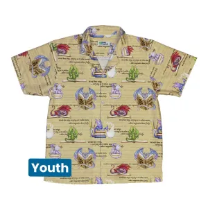 Dragon Bookworm Youth Hawaiian Shirt