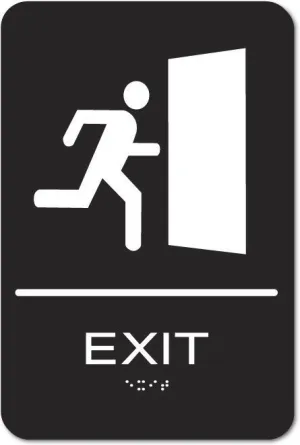 Eaglestone - Exit Sign with Graphic