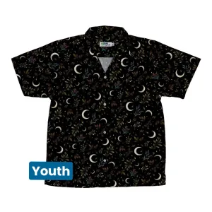 Episodic Crescent Moon Garden Youth Hawaiian Shirt