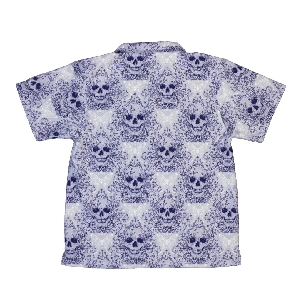 Episodic Skull Lavender Youth Hawaiian Shirt