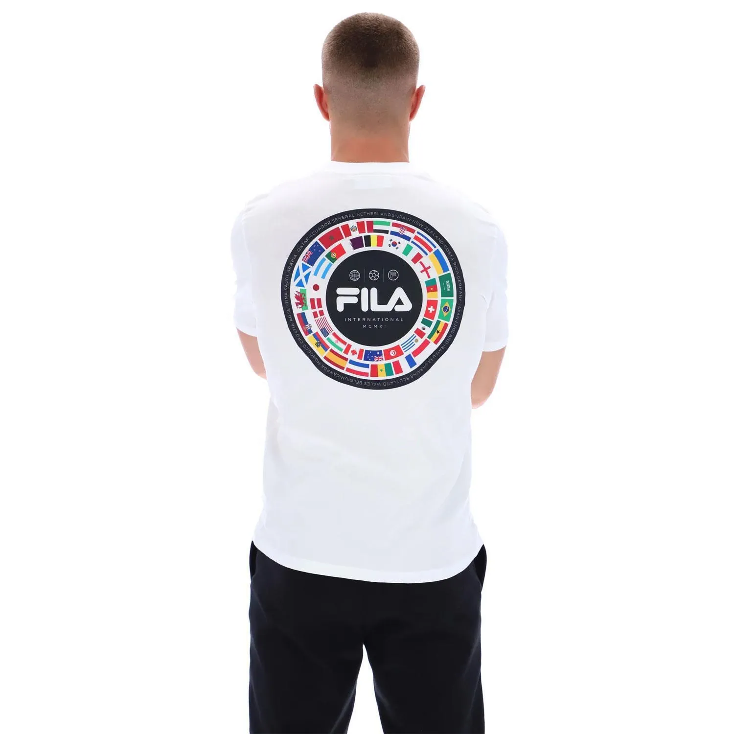 FILA Mens Aaron Short Sleeve Graphic Tee