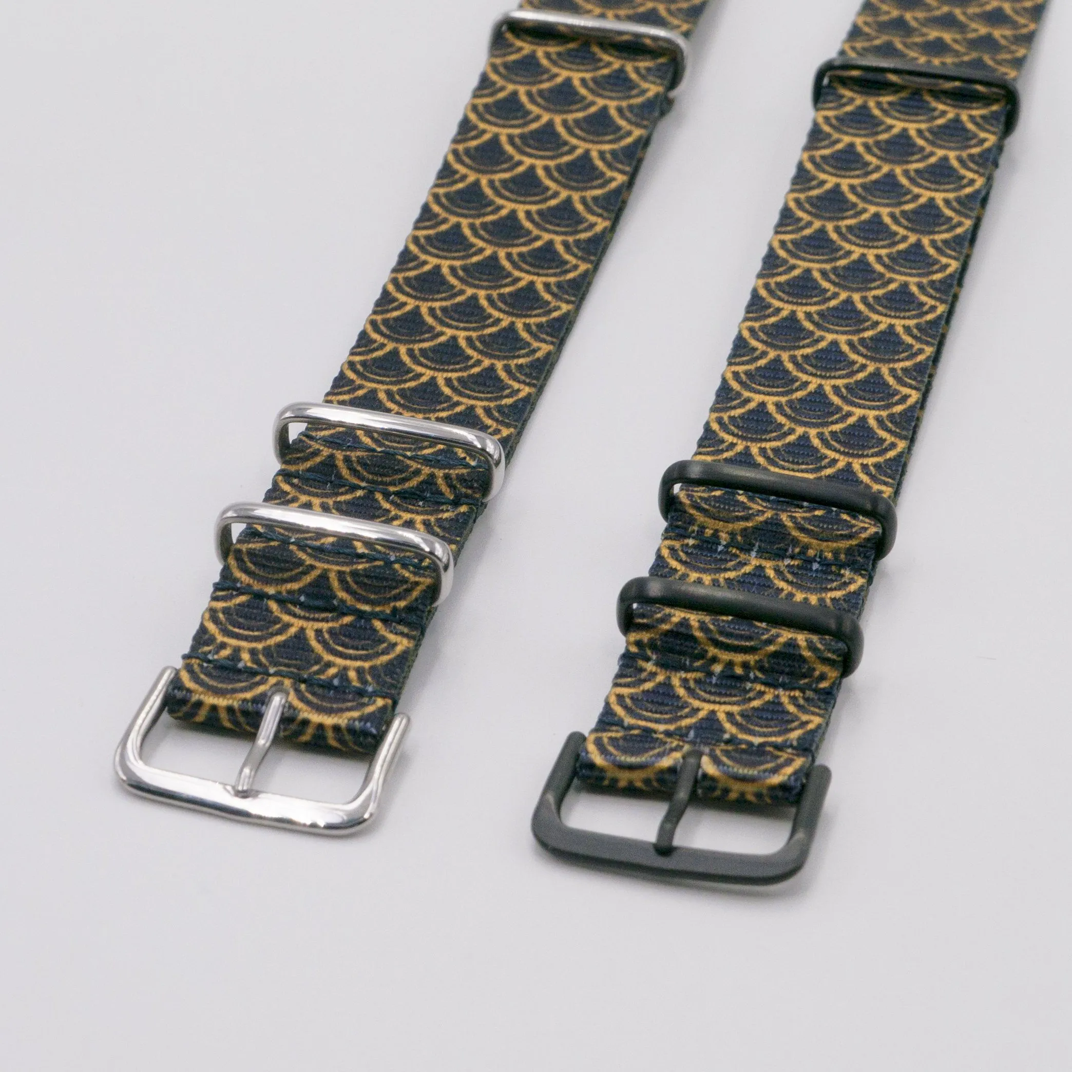 Golden Serpent Graphic Watch Strap