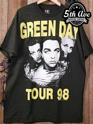 Green Day Nimrod Tour 1998 - New Vintage Band T shirt