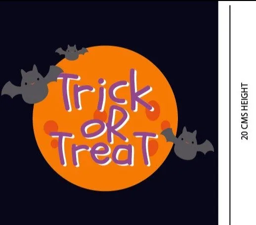 Halloween Trick Or Treat Twinning Family T Shirts- Combo of 3