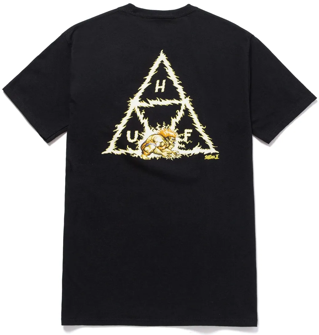 HUF x Street Fighter Blanka Tee, Black