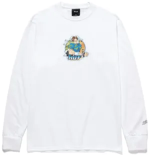 HUF x Street Fighter Chun-Li LS Tee, White