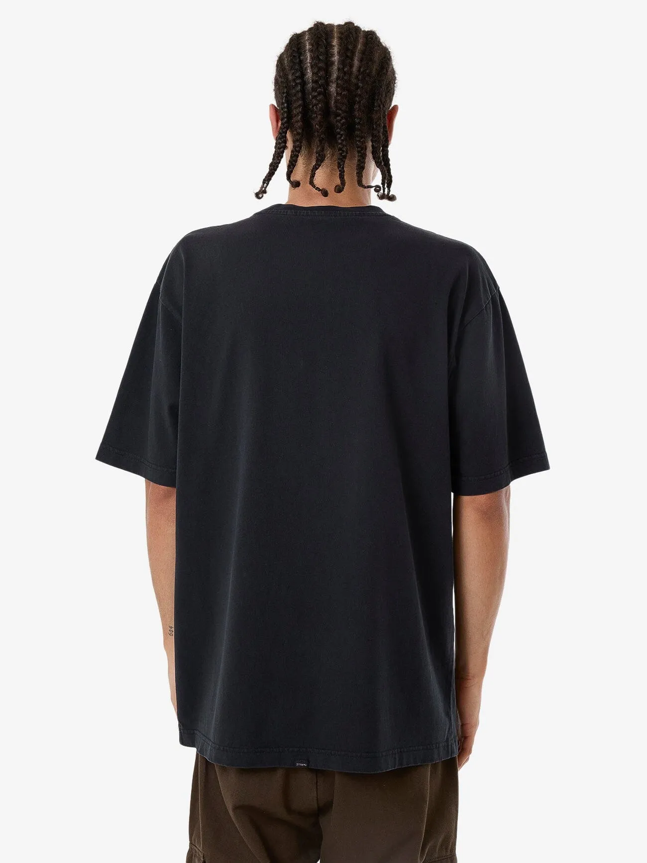 In Bloom Oversize Fit Tee - Twilight Black