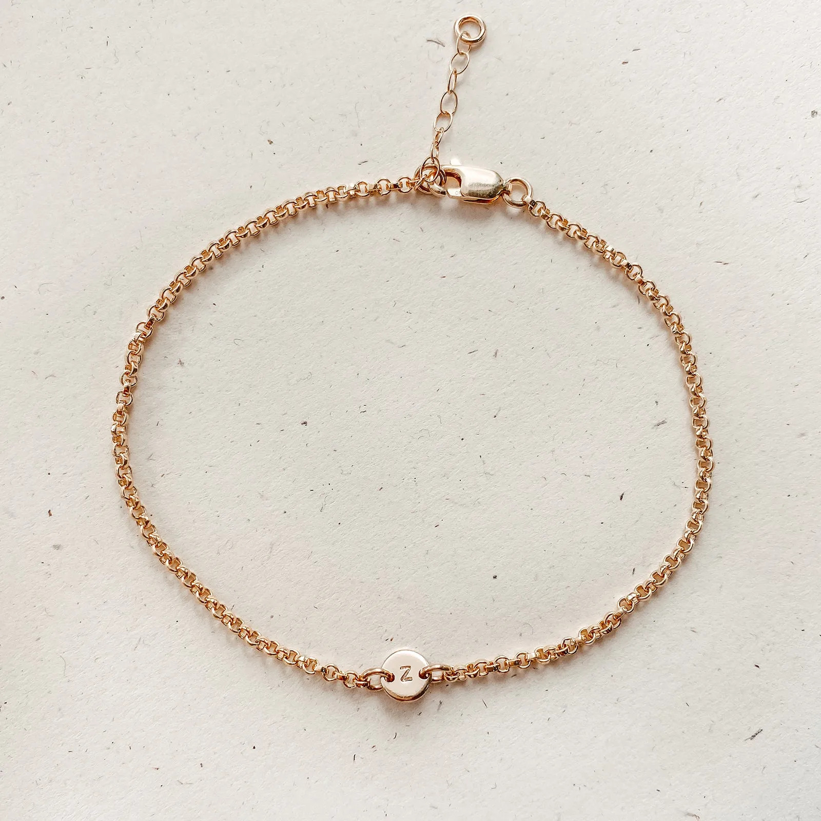 Kira Anklet • Tiny Pendant Anklet • Choose Number of Pendants