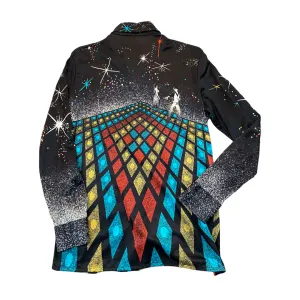 Men’s Vintage Disco print Body Shirt