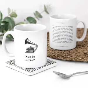 'Music Lover' Gift Boxed Mug