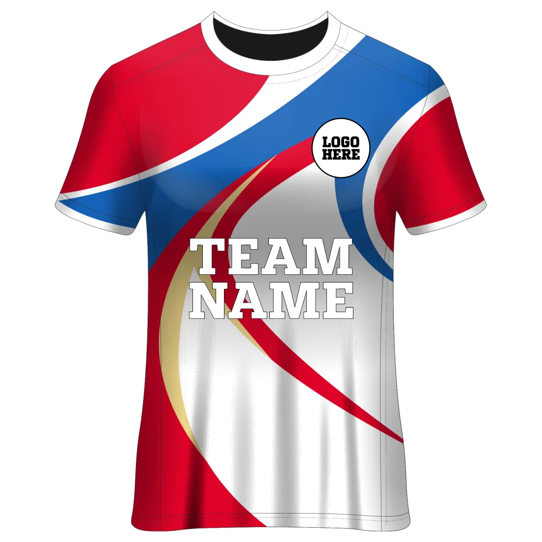 NEXT PRINT All Over Printed Customized Sublimation T-Shirt Unisex Sports Jersey Player Name & Number, Team Name And Logo.2080352224