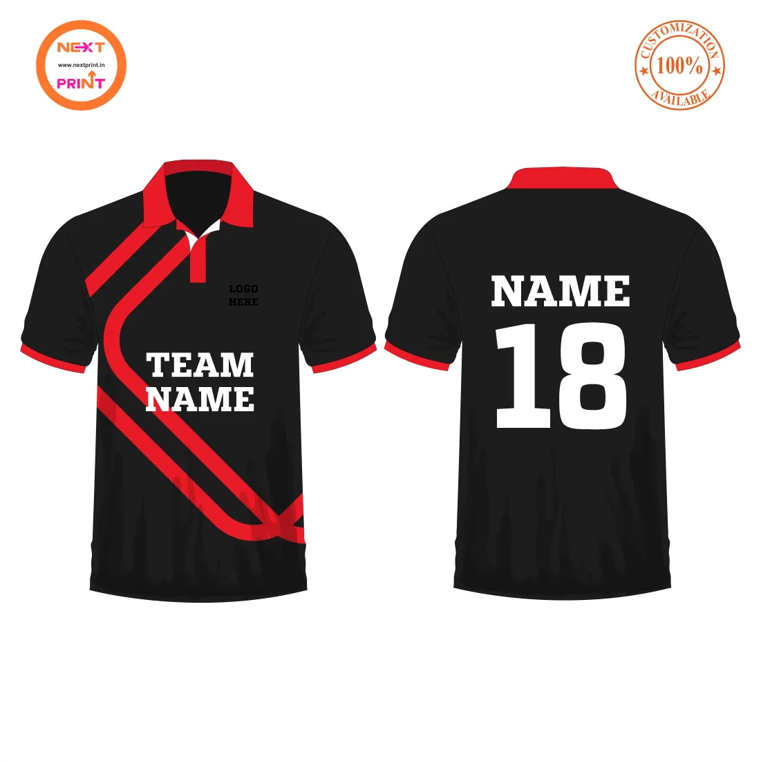 Next Print Custom Cricket Jerseys - 713194138