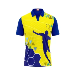 Next Print Customized Polo Neck Royal Blue Jersey NPTS24