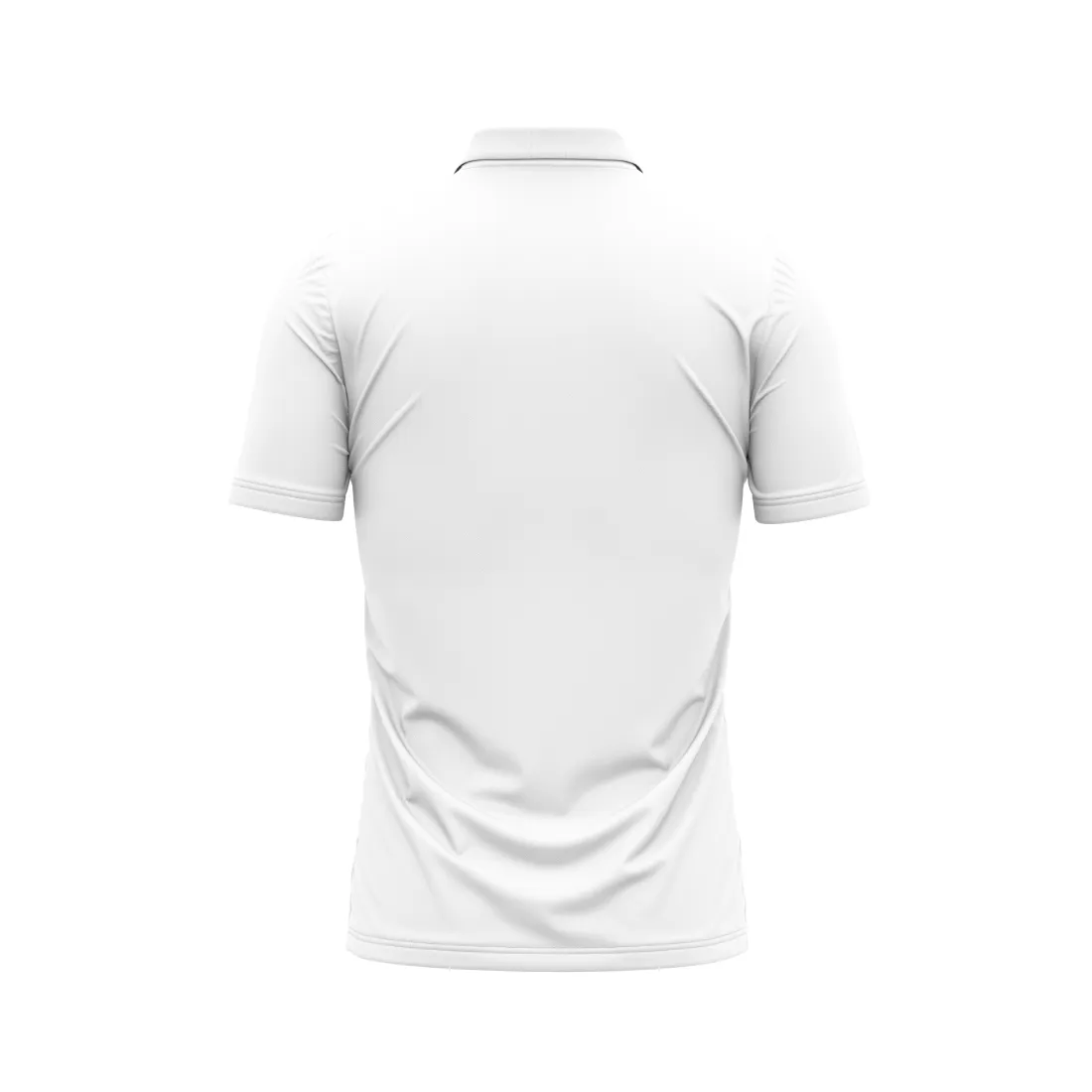 Next Print Customized Polo Neck White Jersey NPTS100