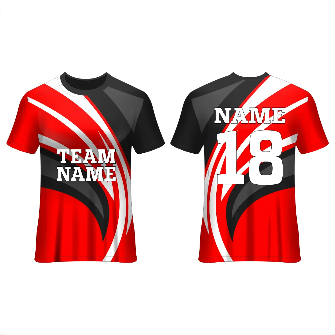 NEXT PRINT Customized Sublimation Printed T-Shirt Unisex Sports Jersey Player Name & Number, Team Name.2076679879