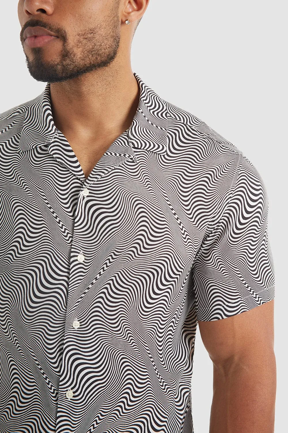 Op Art Print Shirt