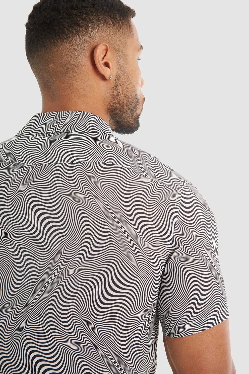 Op Art Print Shirt