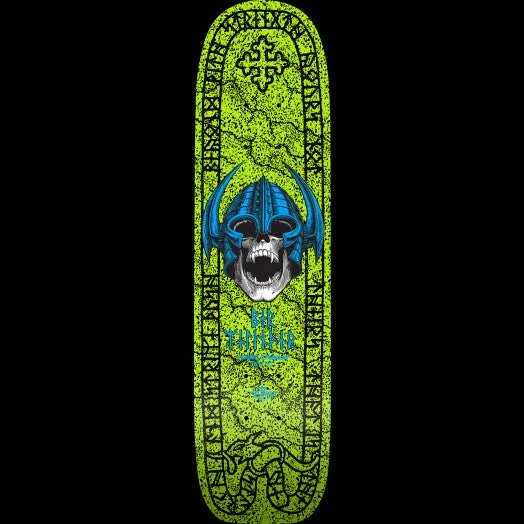 POWELL PERALTA RETRO DECK - OG WELINDER NORDIC SKULL FREESTYLE GREEN