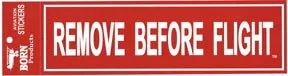 RBF Remove Before Flight Bumper Sticker