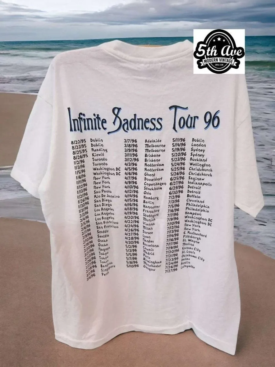 Resonance of an Era: Smashing Pumpkins 'Infinite Sadness' Tour 1996 t shirt with Wild Oats Tag